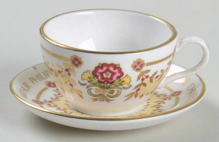 Spode Royalty Giftware Prince William Christening Mini Cup & Sa - No Box