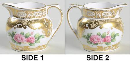 Spode Royalty Giftware Elizabeth Ii Golden Jubilee Mini Dutch J - No Box
