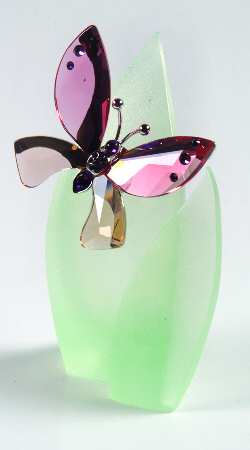 Insects & Butterflies-Crystal Paradise Azua-Padparadscha Color - Boxed