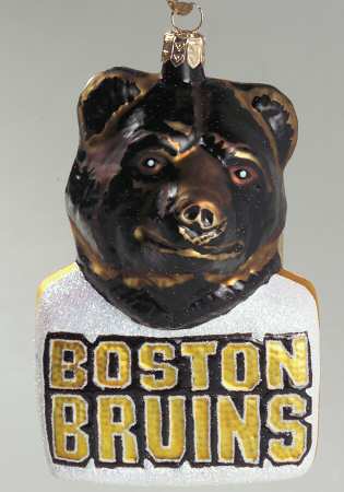 NHL Blown Glass Ornaments Boston Bruins - No Box