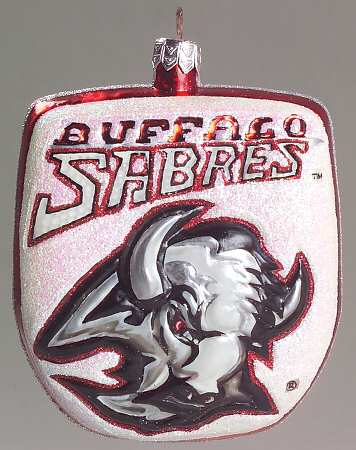 NHL Blown Glass Ornaments Buffalo Sabres - Boxed