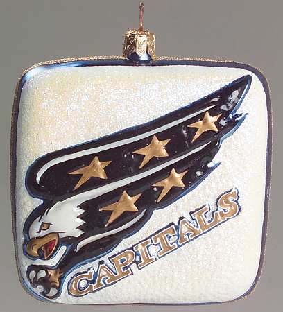 NHL Blown Glass Ornaments Washington Capitals - Boxed