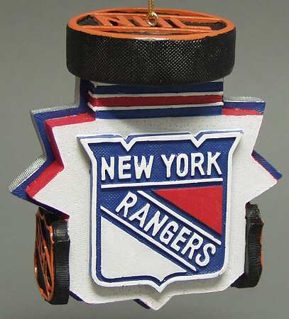 NHL Resin Ornaments New York Rangers - No Box