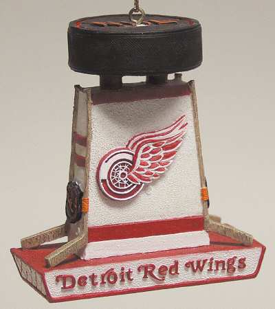 NHL Resin Ornaments Detroit Red Wings - No Box