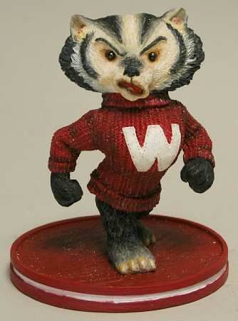 Small Collegiate Figurines Wisconsin Badgers - Boxed