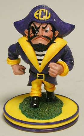 Small Collegiate Figurines East Carolina Pirates - Boxed
