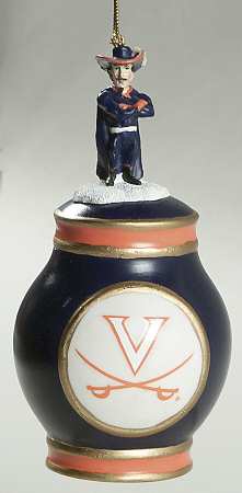 Collegiate Porcelain Bell Ornament Virginia Cavaliers - Boxed