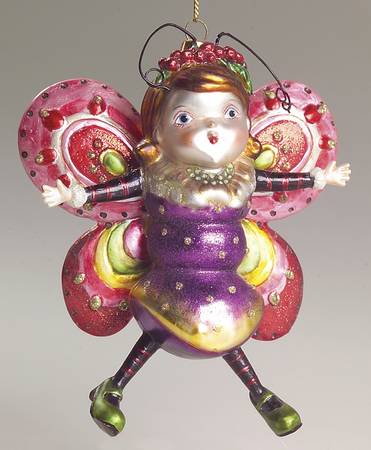 Scottish Christmas Ornaments Whimsies-Butterfly Girl - No Box