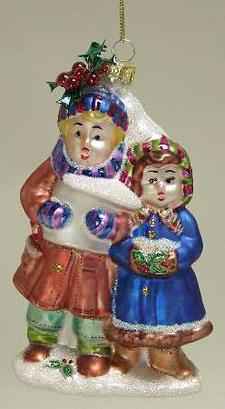 Scottish Christmas Ornaments A Carrolling We Will Go - Boxed