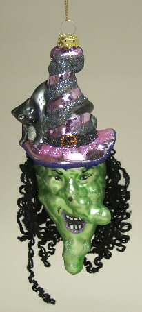 Scottish Christmas Ornaments Witch - Boxed