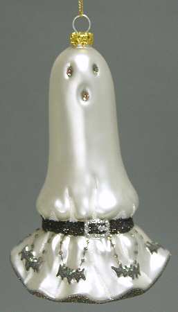 Scottish Christmas Ornaments Bell Ala Ghostie - Boxed