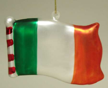 Scottish Christmas Ornaments Irish Flag - No Box