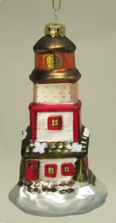Scottish Christmas Ornaments Lighthouse - No Box