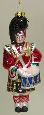 Scottish Christmas Ornaments Scottish Drummer - No Box