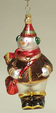 Scottish Christmas Ornaments Snowman Mailman - No Box