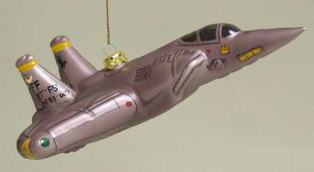 Scottish Christmas Ornaments F-15 Eagle Fighter - No Box