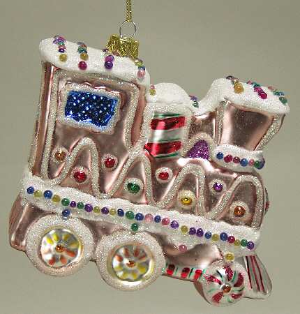Scottish Christmas Ornaments Gingerbread Train - No Box