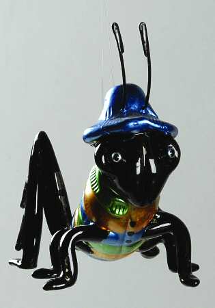 Scottish Christmas Ornaments Corey The Cricket - No Box