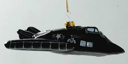 Scottish Christmas Ornaments Stealth Fighter - No Box
