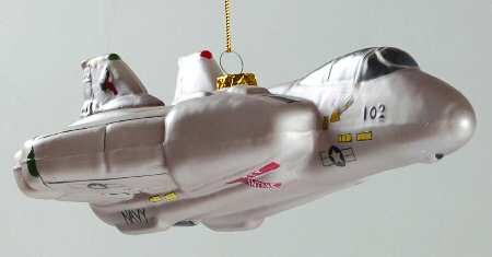 Scottish Christmas Ornaments F-18 Hornet Fighter - No Box