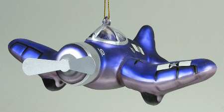 Scottish Christmas Ornaments Corsair Fighter - No Box