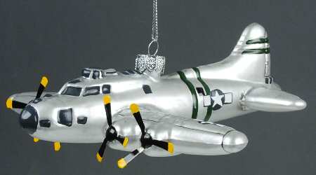 Scottish Christmas Ornaments B-17 Flying Fortress - No Box