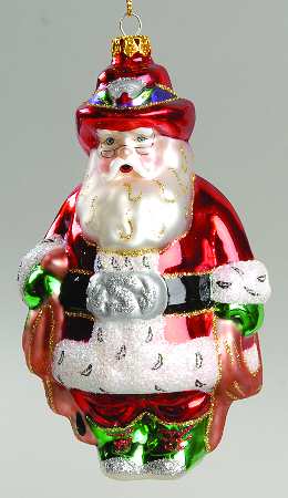 Scottish Christmas Ornaments Rodeo Santa - No Box