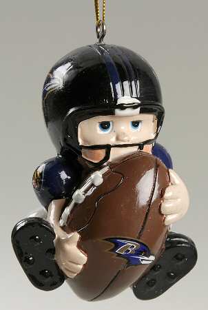 Lil' Fan NFL Team Ornaments Baltimore Ravens - No Box
