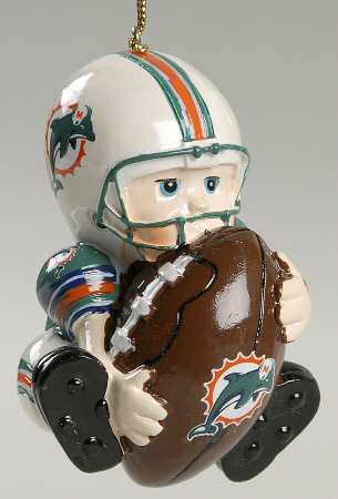 Lil' Fan NFL Team Ornaments Miami Dolphins - No Box