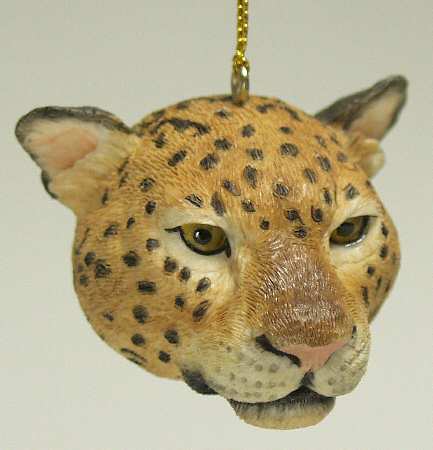 Resin Animal Ornaments Leopard Head - No Box