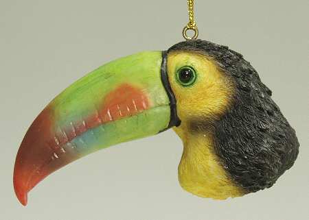 Resin Animal Ornaments Toucan Head - No Box