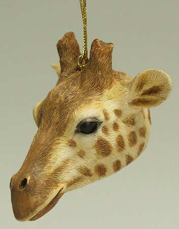 Resin Animal Ornaments Giraffe Head - No Box