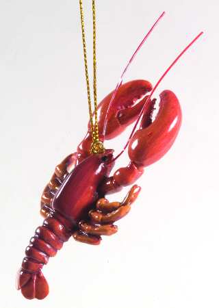 Resin Animal Ornaments Lobster - No Box