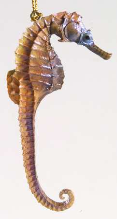Resin Animal Ornaments Seahorse - No Box