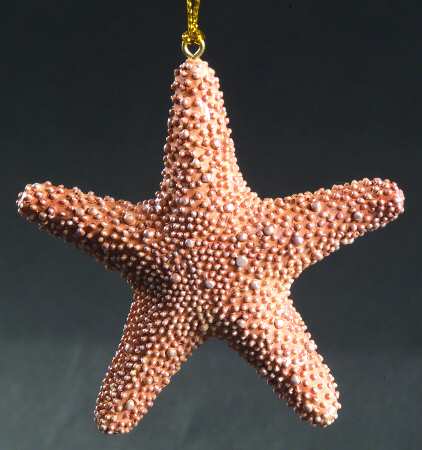 Resin Animal Ornaments Starfish - No Box