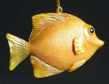 Resin Animal Ornaments Tang Fish - No Box