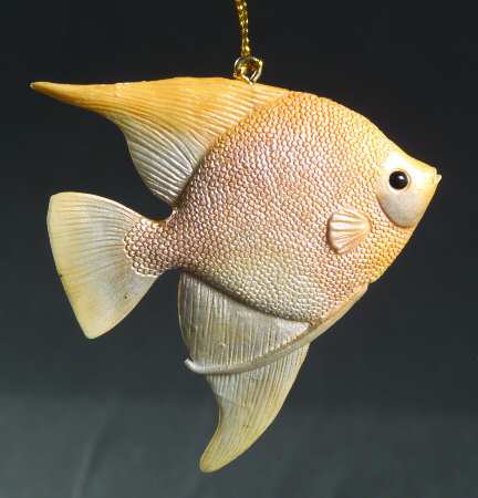 Resin Animal Ornaments Angel Fish - No Box
