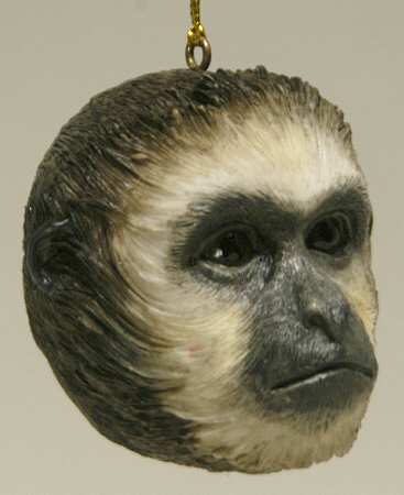 Resin Animal Ornaments Gibbon Head - No Box