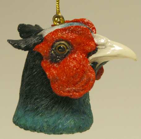 Resin Animal Ornaments Pheasant Head - No Box