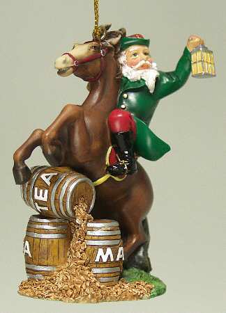 State Santa Ornaments Massachusetts - No Box