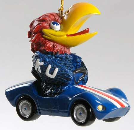 College Mascot Racecar Kansas - Boxed
