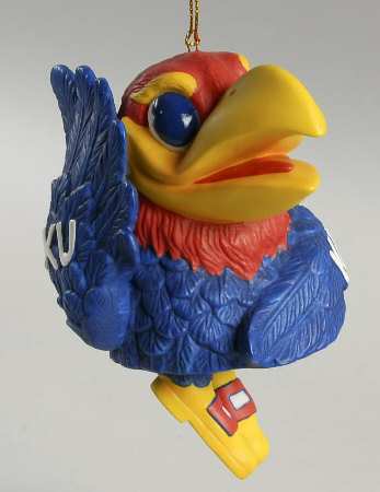 Collegiate Swing Legs Ornament Kansas Jayhawks - Boxed