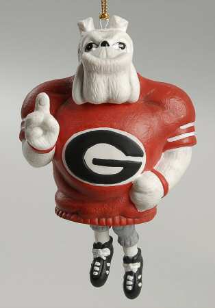 Collegiate Swing Legs Ornament Georgia Bulldogs - Boxed