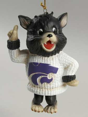 Collegiate Swing Legs Ornament Kansas State Wildcats - Boxed