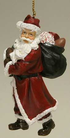 Collegiate Santa Ornament Mississippi State Santa - Boxed