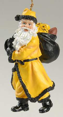 Collegiate Santa Ornament Iowa Hawkeyes Santa - Boxed
