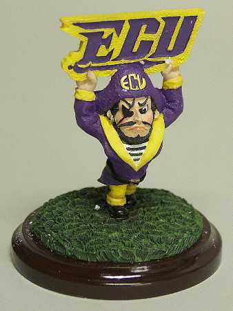 Mascot Mini Figurine East Carolina Pirates - Boxed
