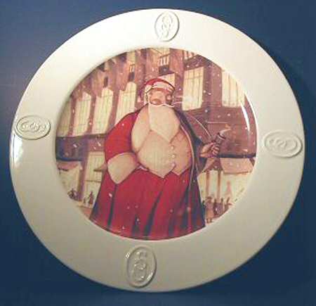Saks Fifth Avenue Christmas Plate by Saks Fifth Avenue