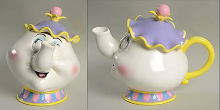 Disney Music Box Mrs Potts Musical Teapot - Boxed