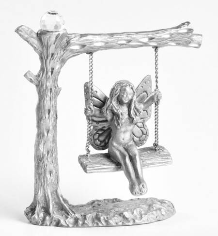 Spoontiques Miniature Figurines Fairy On Swing - No Box